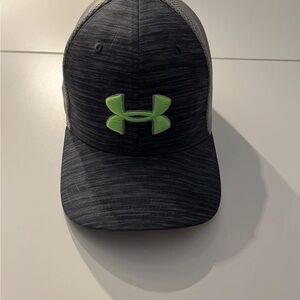 Under Armour Charcoal and Lime Cap